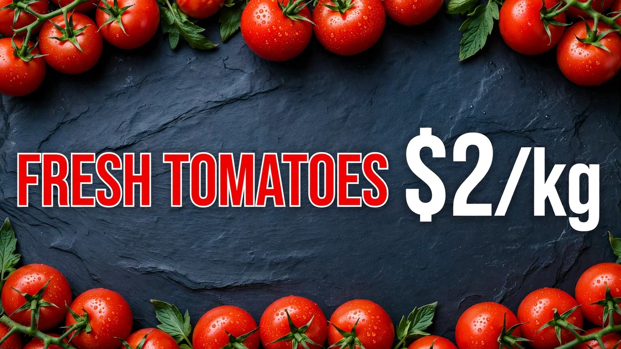 Fresh tomato offer