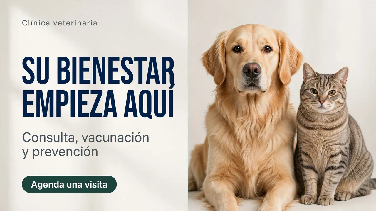 Clínica veterinaria: consulta, vacunación y prevención
