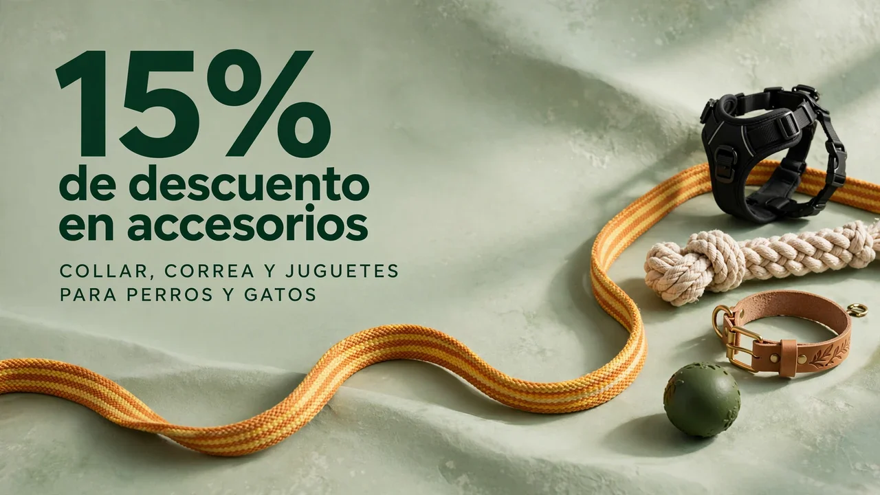 Oferta de accesorios para mascotas